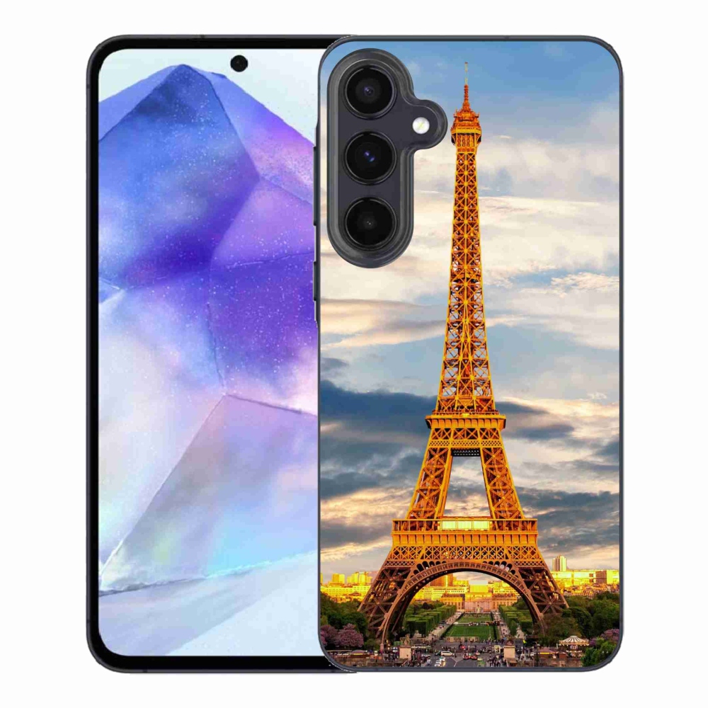 Gél borítás mmCase Samsung Galaxy A55 5G - eiffel torony 3