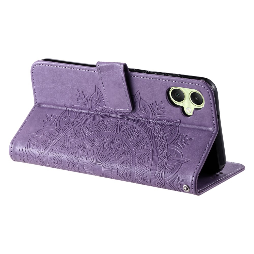 Mandala könyv tok a Samsung Galaxy A06 4G készülékhez - lila
