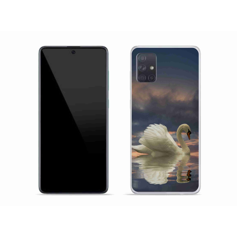 Gél védőhuzat mmCase Samsung Galaxy A51 készülékhez - hattyú