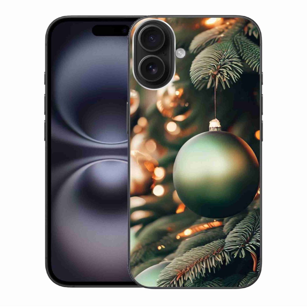 Gél borítás mmCase iPhone 16 Plus készülékhez - karácsonyi dekoráció 1