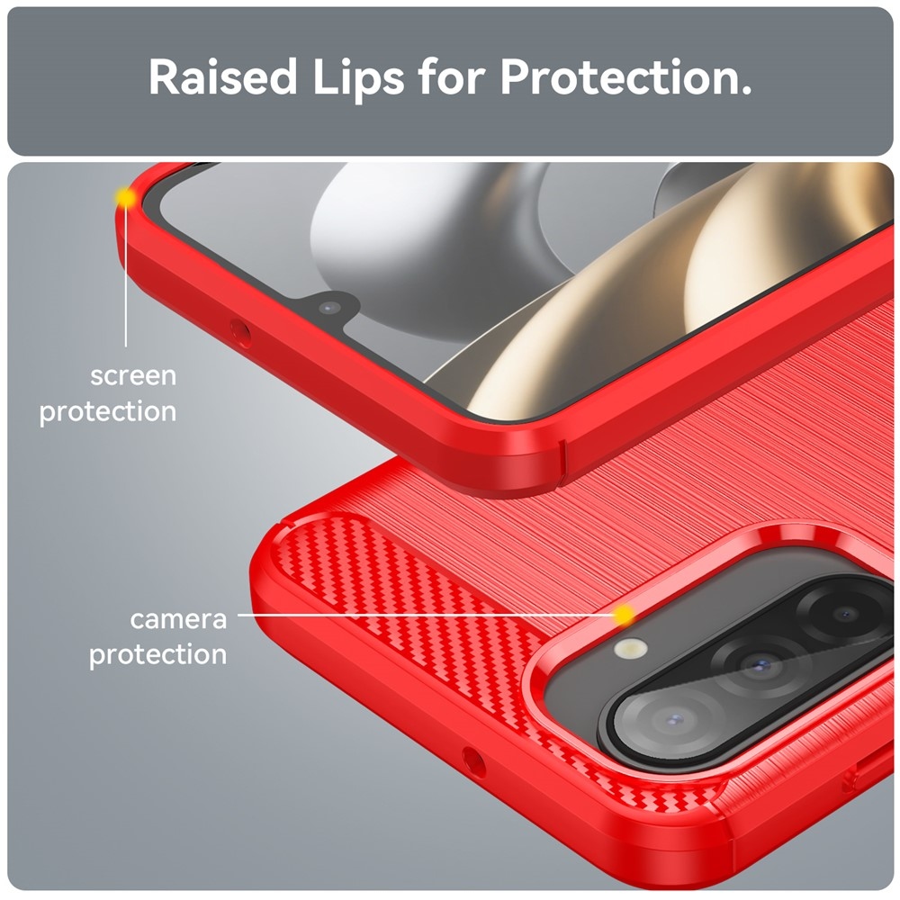 Szénálló zselés tok Samsung Galaxy A17 4G/5G - piros