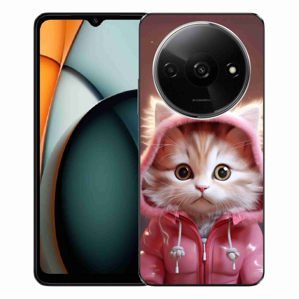 Gél borítás mmCase a Xiaomi Redmi A3-hoz - aranyos cica 3