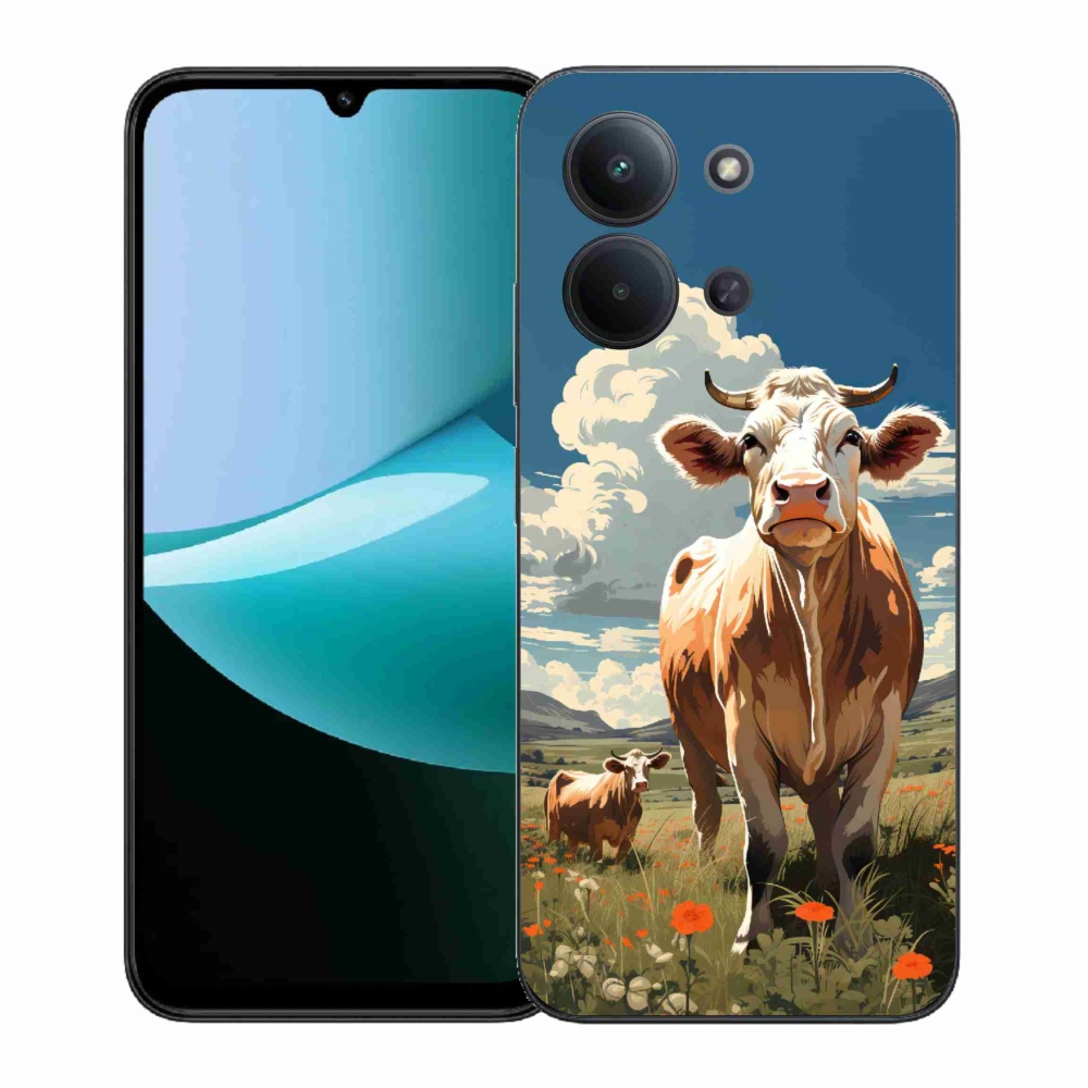 Gél borítás mmCase for Xiaomi Redmi 15C 4G (171mm)/Poco C85 4G (171mm) - tehenek a réten