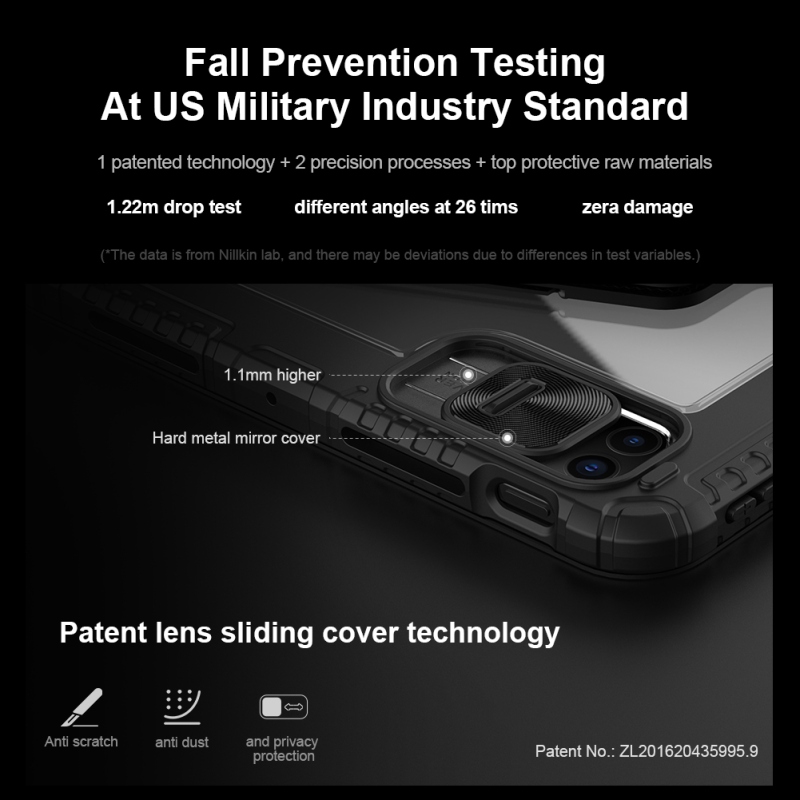 Nillkin Bumper Link billentyűzet tok (háttérvilágításos verzió) iPad Pro 11 2024 Fekete