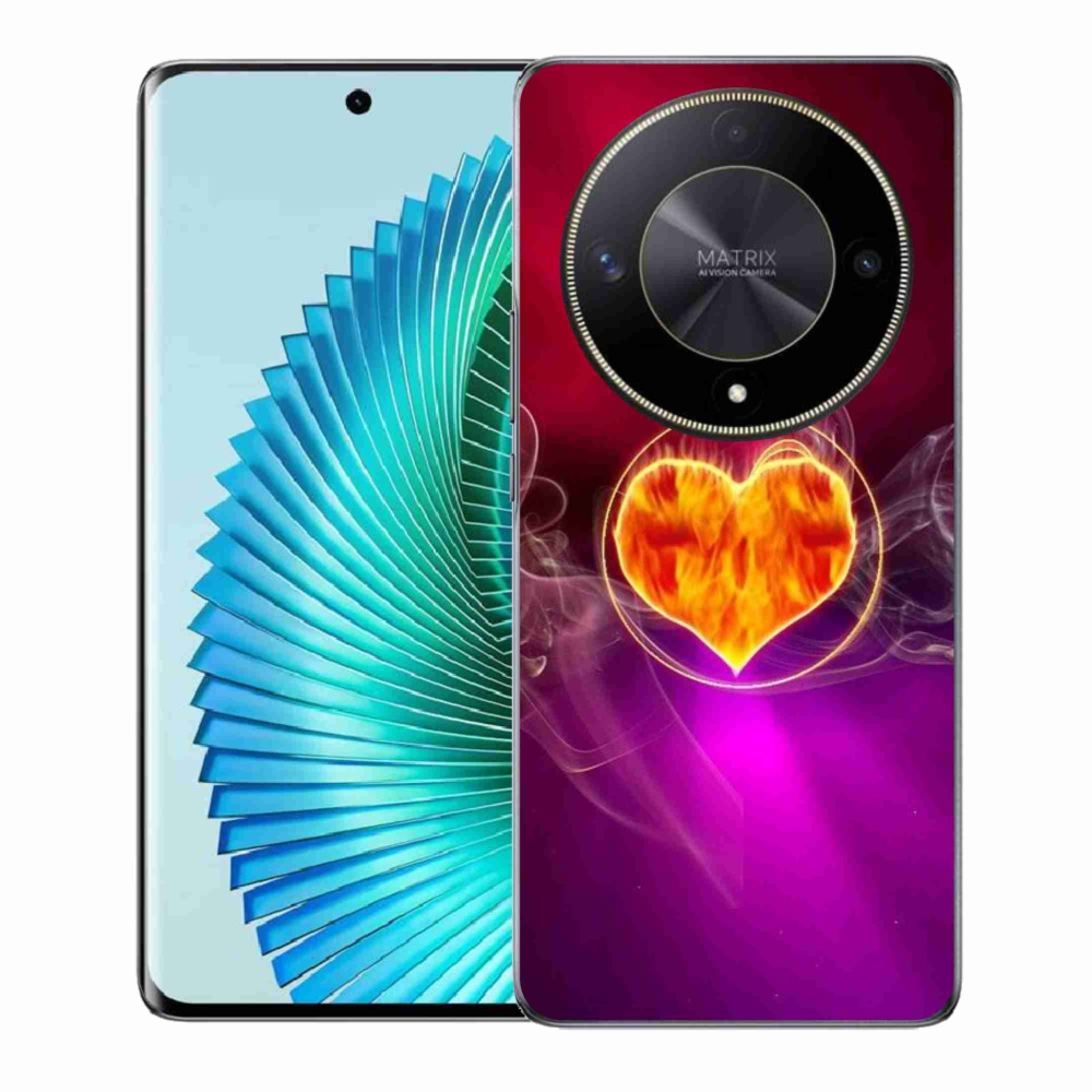 Gél borítás mmCase a Honor Magic 6 Lite 5G számára - Tűz szíve
