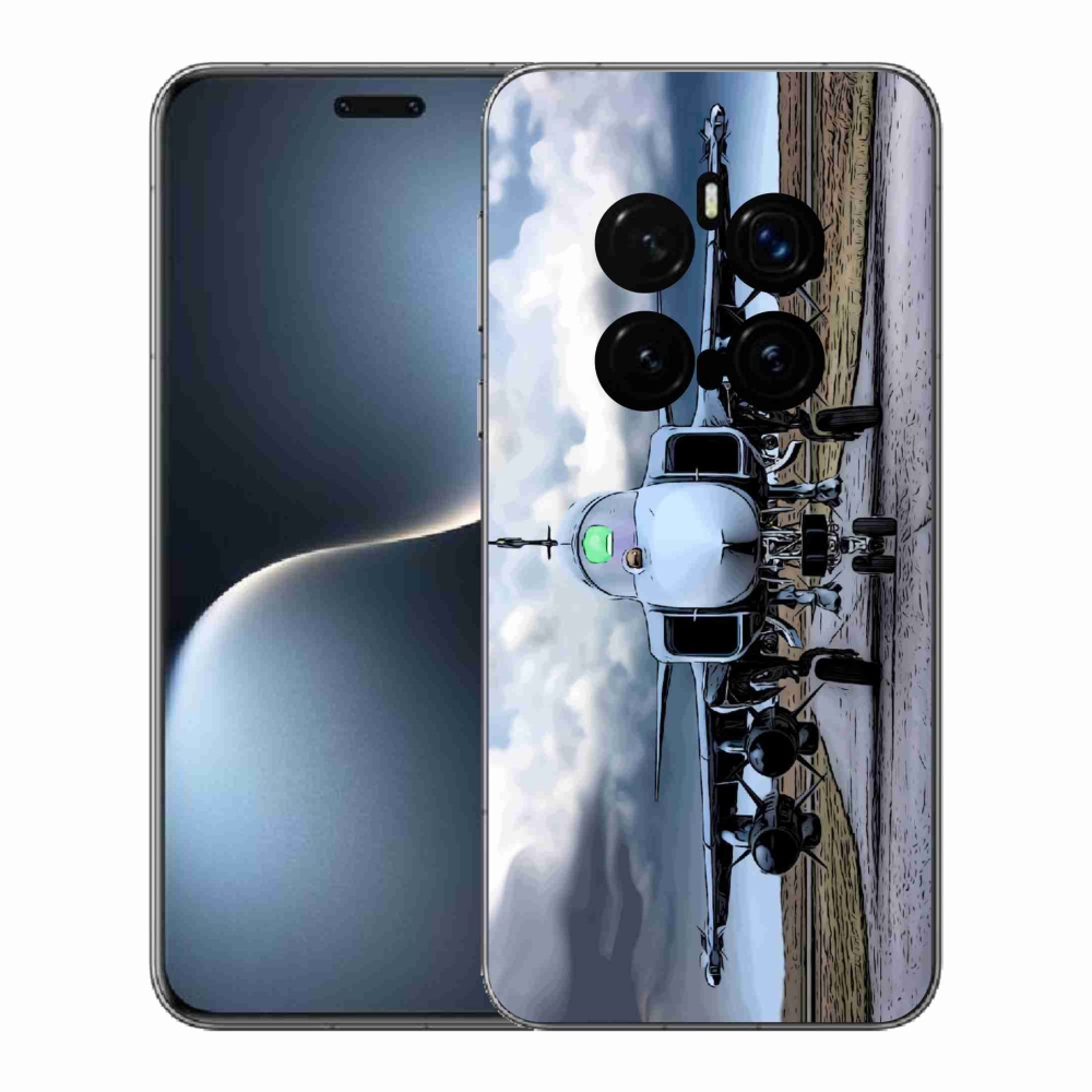Gél borítás mmCase a Honor Magic 7 Pro 5G számára - katonai repülőgépek