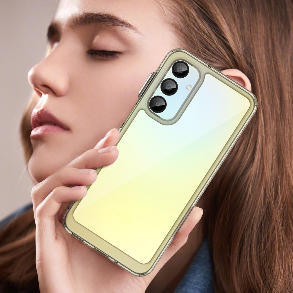 Gél tok kemény hátlappal Samsung Galaxy A16 4G/5G készülékhez - szürke