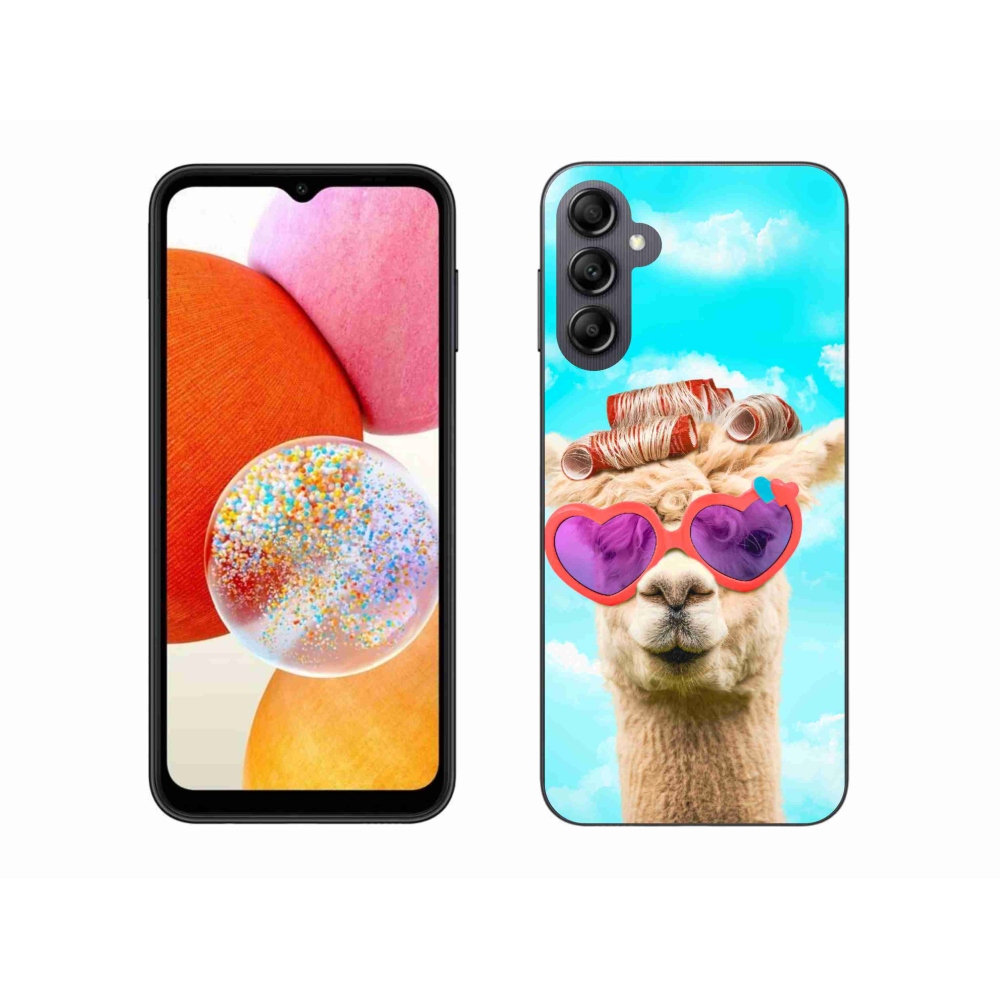 Zselés borítás mmCase Samsung Galaxy A14 4G/5G - szemüveges láma