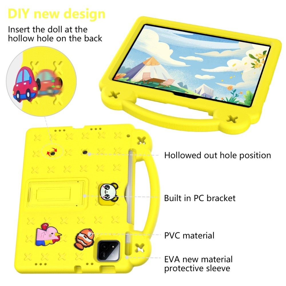 Xiaomi Pad 7/7 Pro gyerekeknek készült tartós táblagép tok - sárga