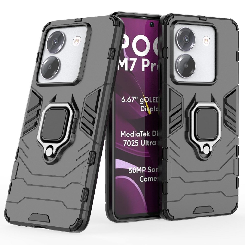 Guardy tartós borító a Xiaomi Poco M7 Pro 5G készülékhez - fekete