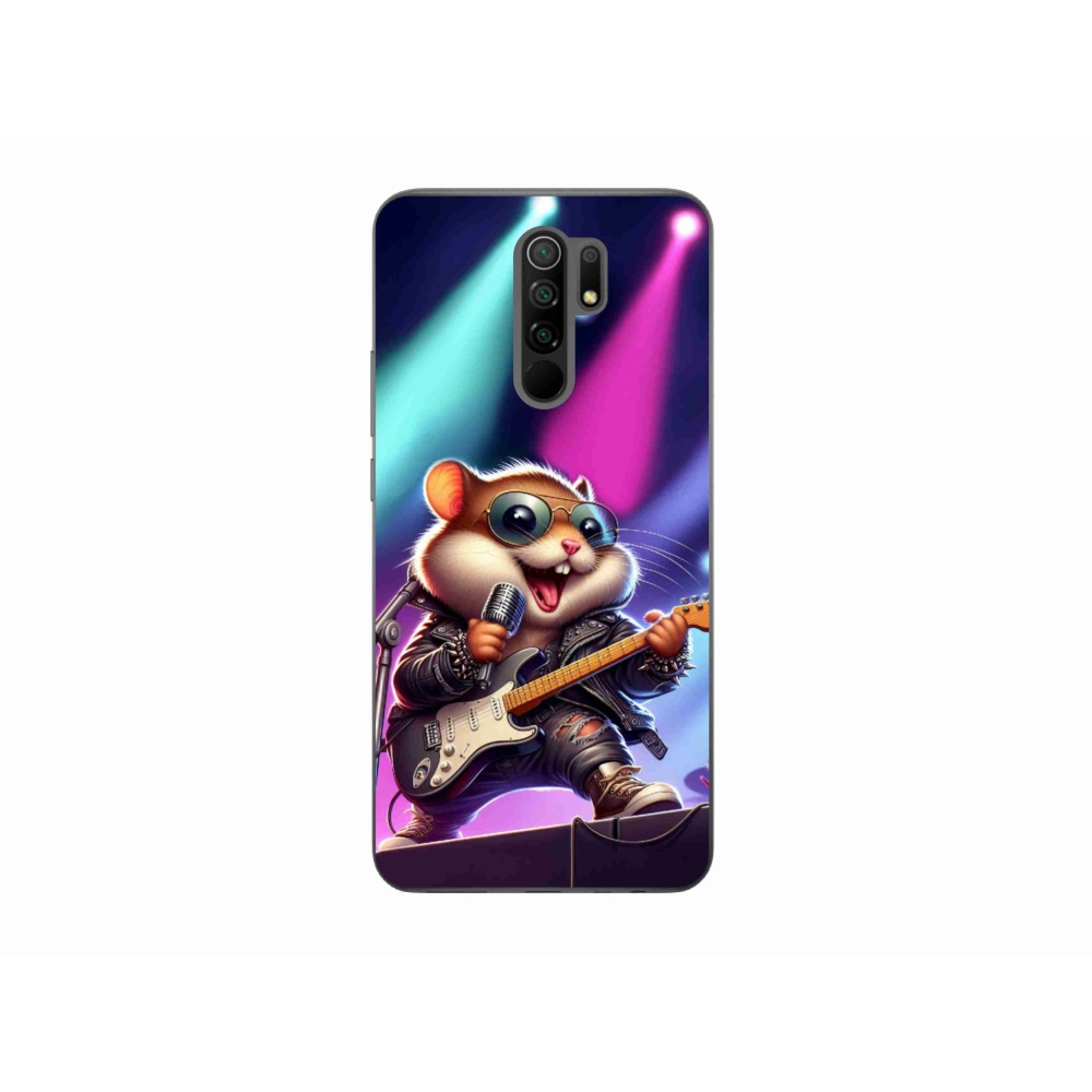 Gél borítás mmCase a Xiaomi Redmi 9-hez - hörcsög rocker