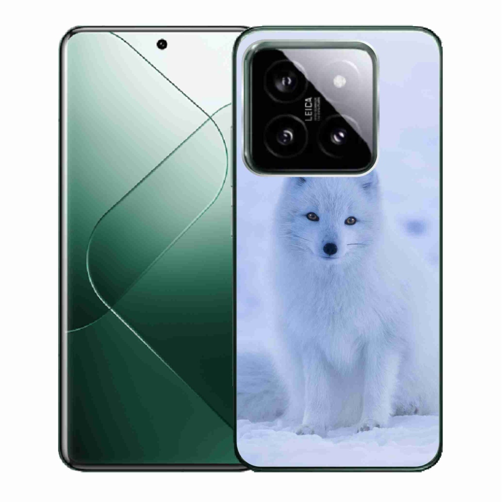 Gél borító mmCase a Xiaomi 14 - polár róka számára