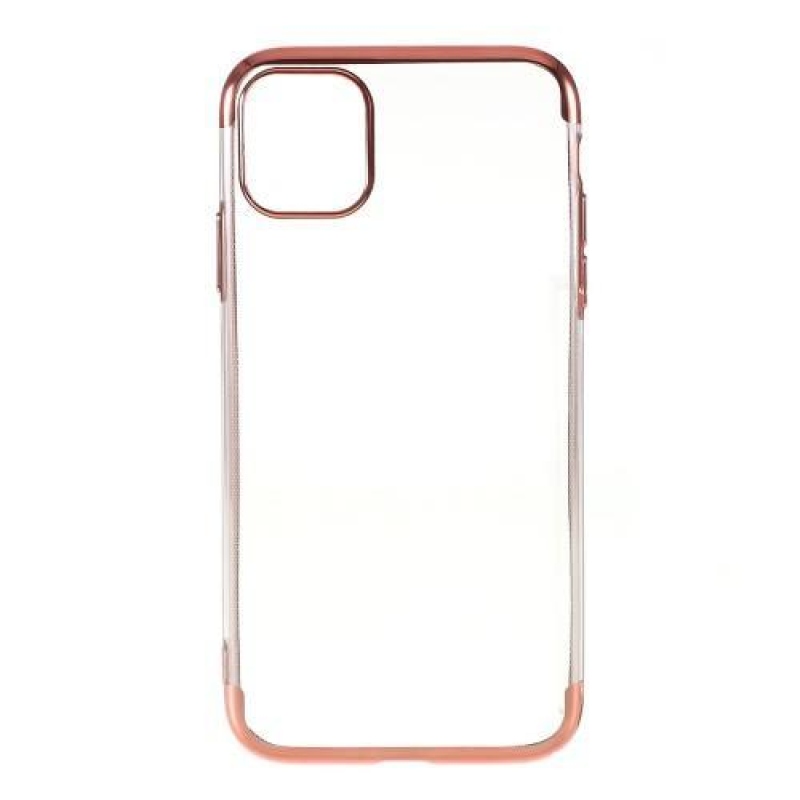 Edge zselés tok Apple iPhone 11 Pro Max 6.5 (2019) készülékhez - rózsa arany