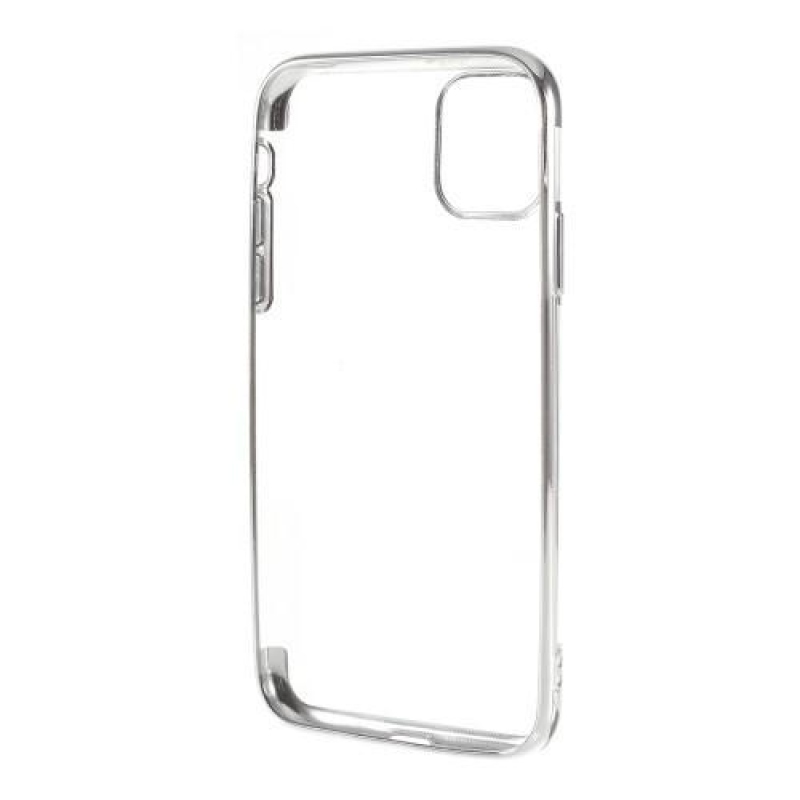 Edge zselés tok Apple iPhone 11 Pro Max 6.5 (2019) készülékhez - ezüst színű