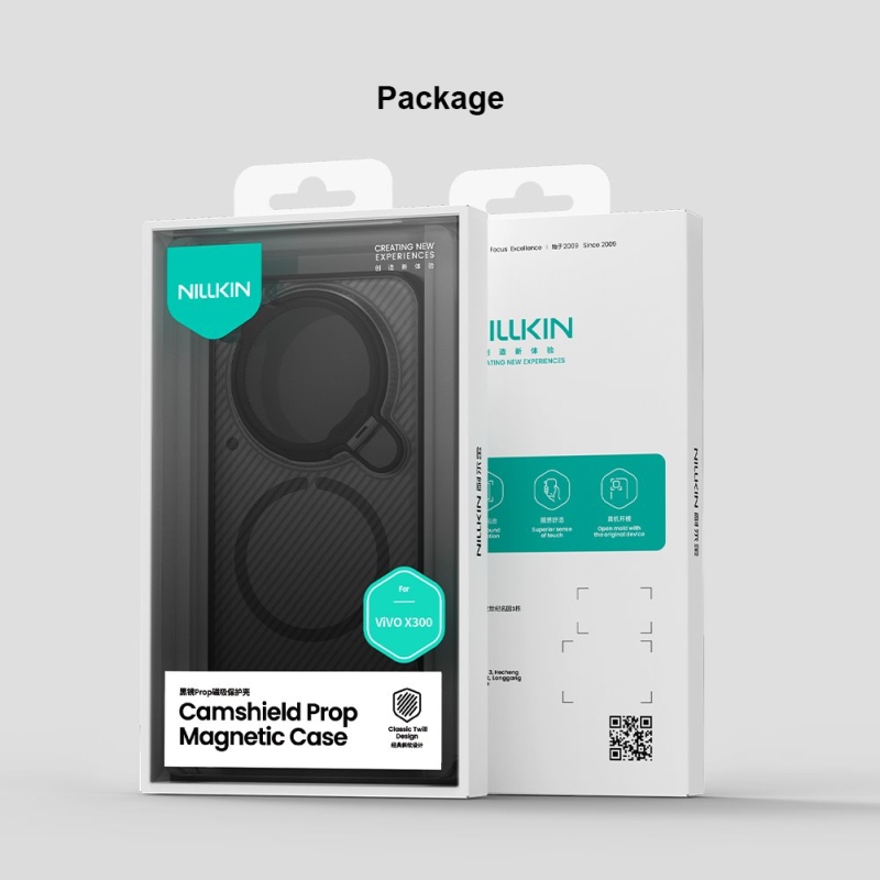 Nillkin CamShield Prop mágneses hátlap Vivo X300-hoz Fekete