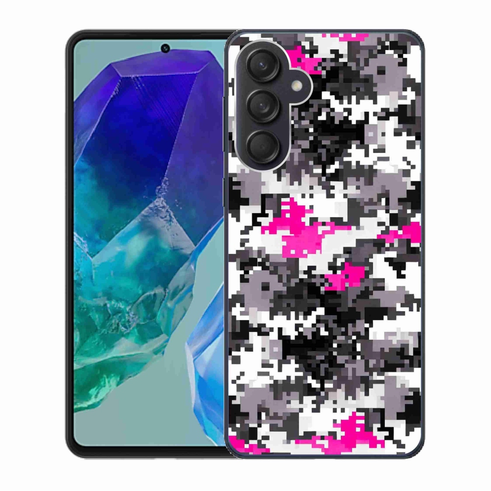 Zselés borítás mmCase Samsung Galaxy M55 5G - terepszínű mintázat 4