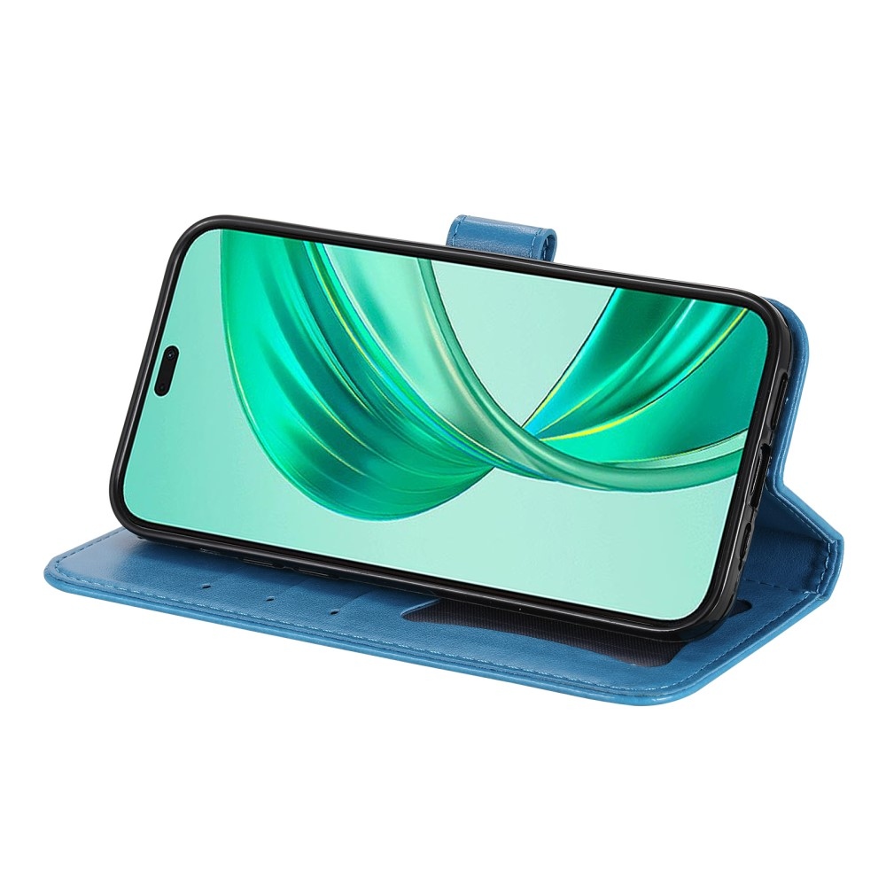 Mandala könyv tok Honor X8b-hez - kék