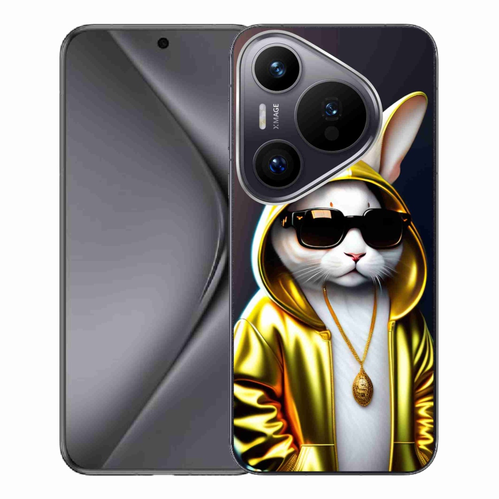 Zselés borítás mmCase a Huawei Pura 70 Pro számára - cat boss