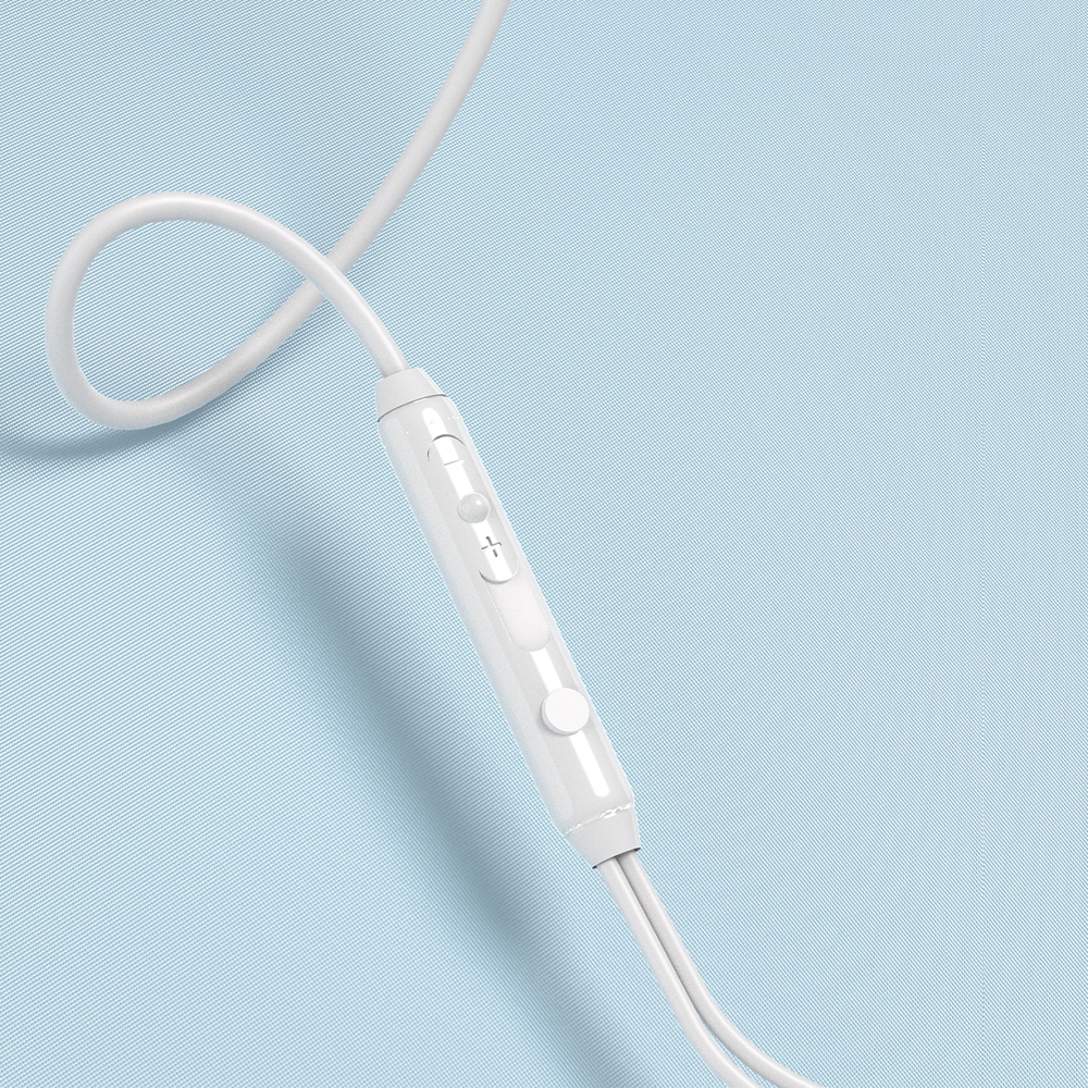 Dudao X3C USB-C vezetékes fülhallgató 1,2 m - fehér