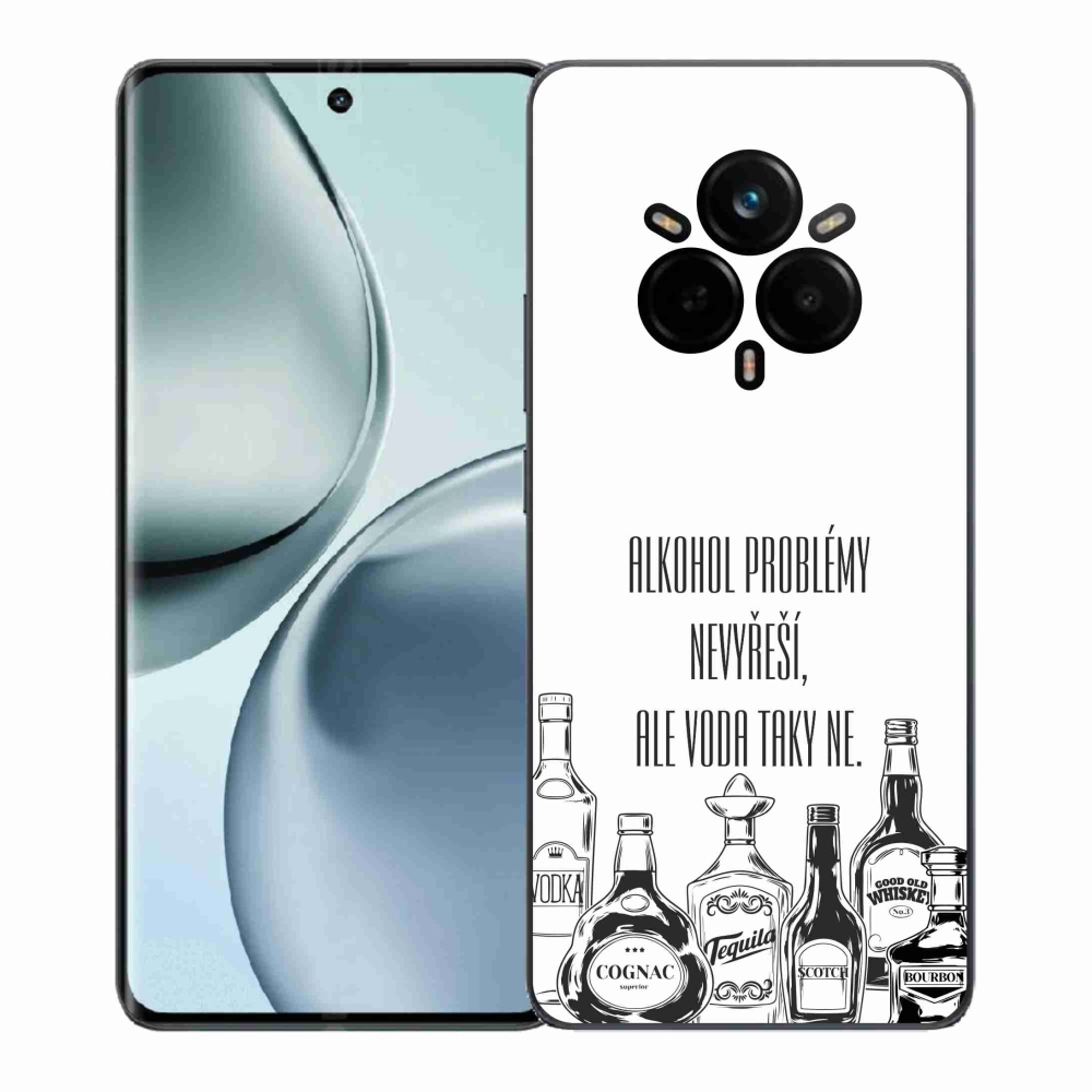 Gél borító mmCase a Realme 14 Pro+ 5G számára - vicces szöveg fehér háttérrel