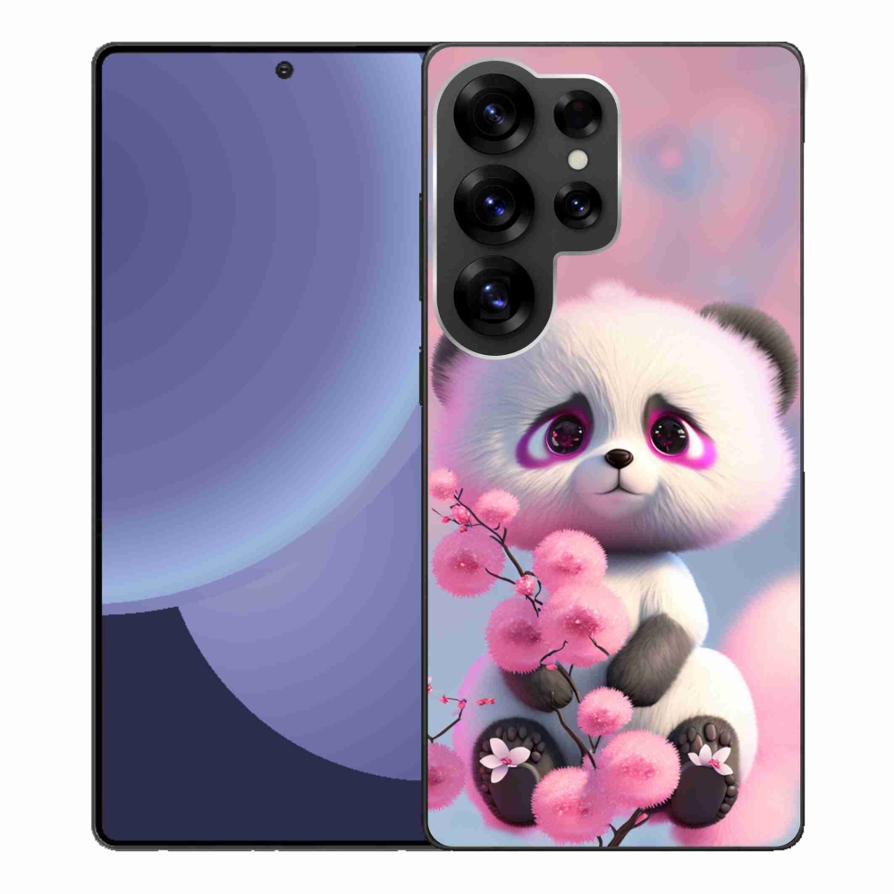 Gél borító mmCase Samsung Galaxy S25 Ultra - aranyos panda 1