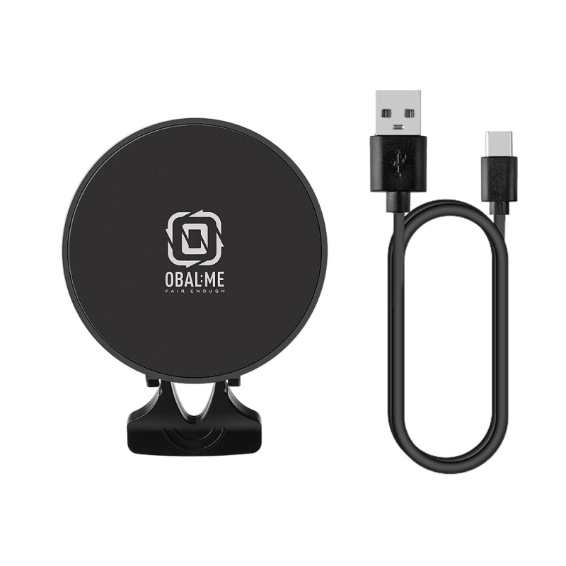 CSOMAG:ME MagNetix Core vezeték nélküli autós töltőtartó 15W Fekete