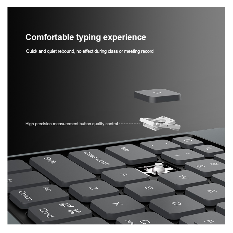 Nillkin Bumper Link billentyűzet tok (háttérvilágításos verzió) iPad Pro 13 2024 Fekete