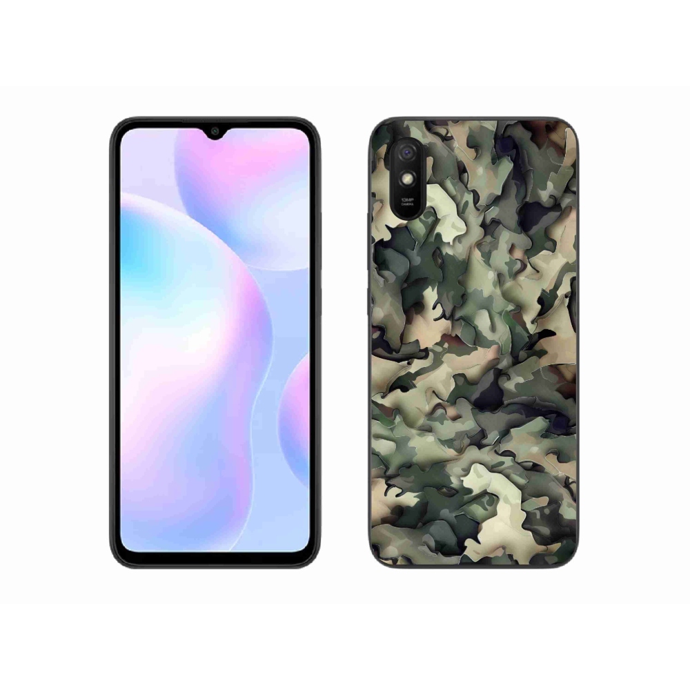 Gél borítás mmCase a Xiaomi Redmi 9AT számára - terepszínű minta 9