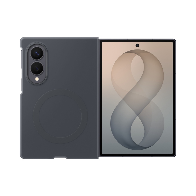 EF-EF971CBE Samsung szilikon mágneses tok a Galaxy Z Fold 8-hoz, Graphite színben