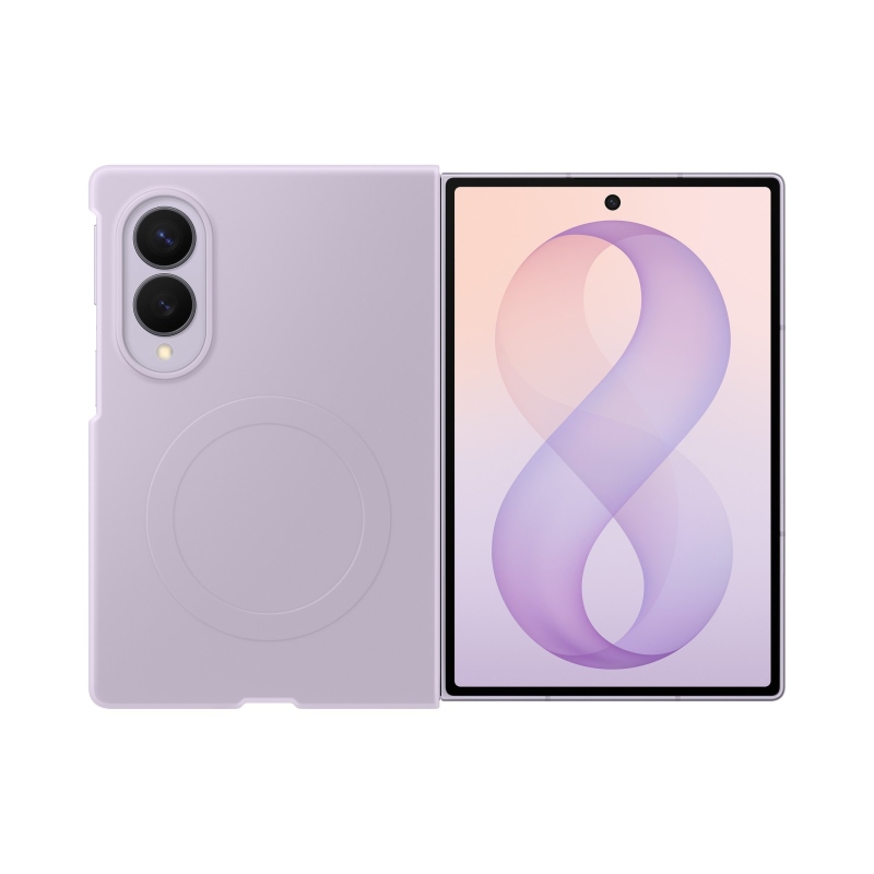 EF-EF971CVE Samsung szilikon mágneses tok a Galaxy Z Fold 8-hoz, levendula színben