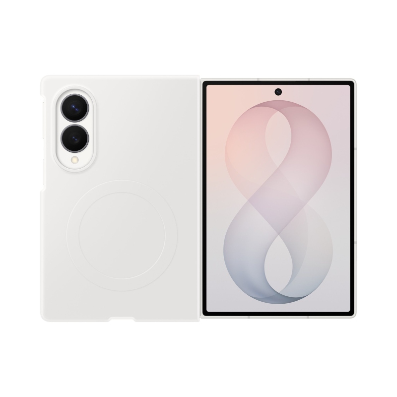 EF-EF971CWE Samsung szilikon mágneses tok a Galaxy Z Fold 8-hoz, krém színű
