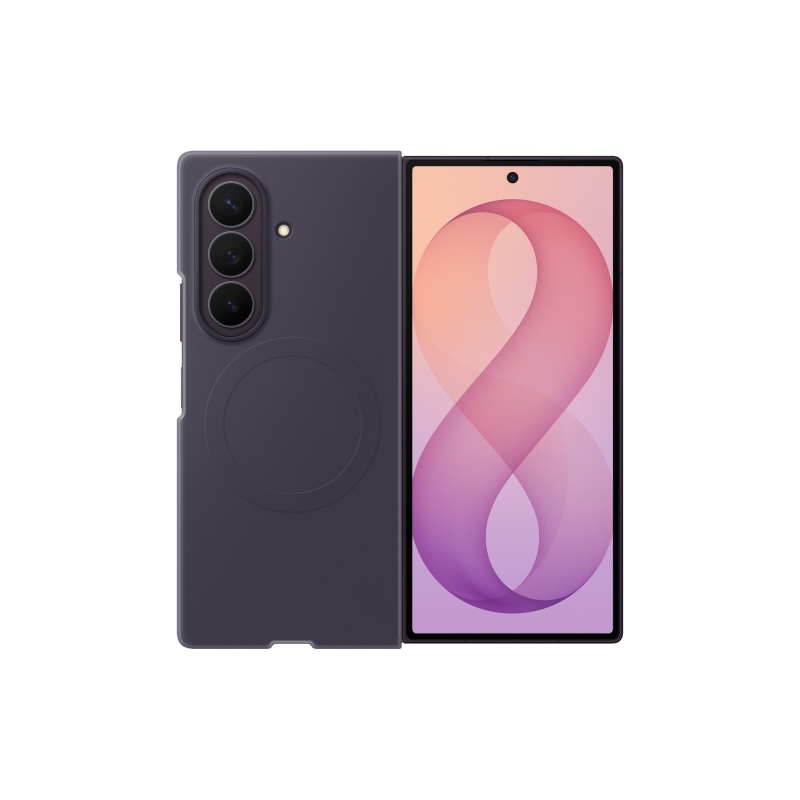 EF-EF976CVE Samsung szilikon mágneses tok a Galaxy Z Fold 8-hoz, Ultra Violet Shadow színben