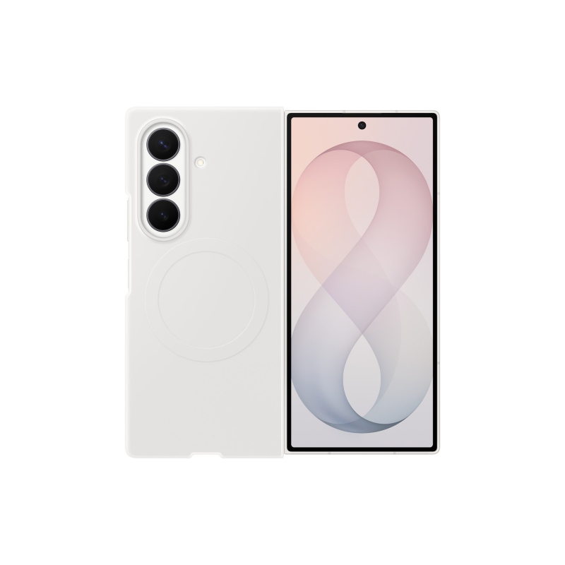 EF-EF976CWE Samsung szilikon mágneses tok a Galaxy Z Fold 8 Ultra-hoz, krém színű