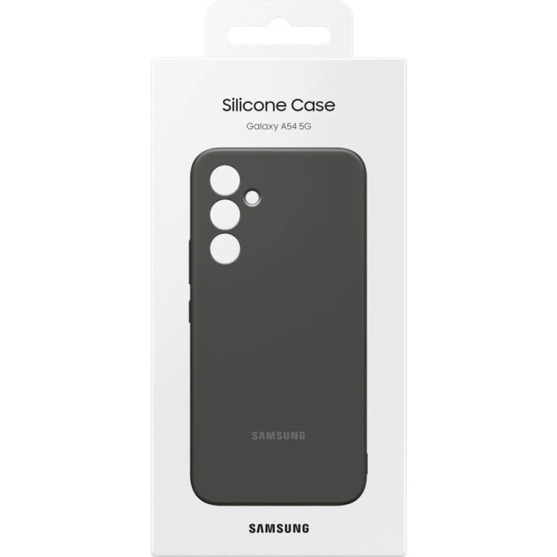EF-PA546TBE Samsung szilikon tok a Galaxy A54 5G-hez, fekete