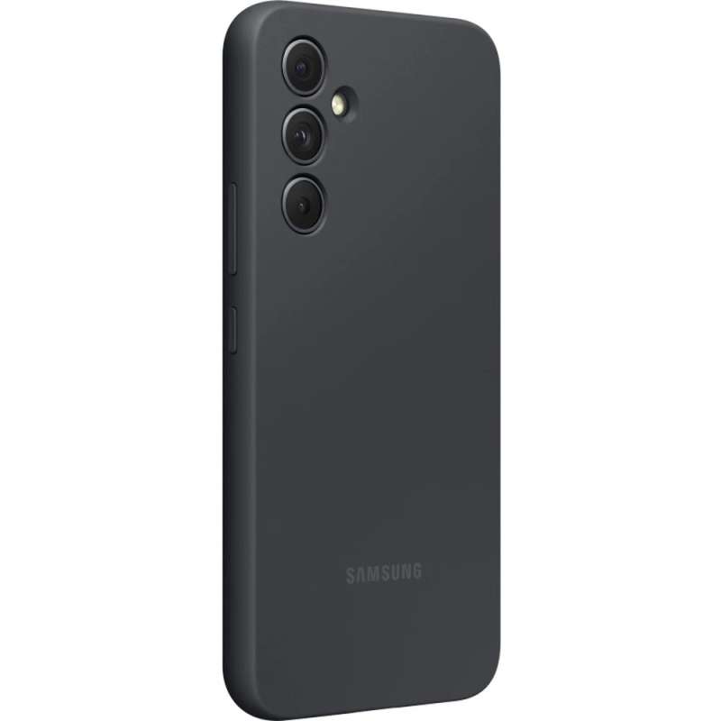 EF-PA546TBE Samsung szilikon tok a Galaxy A54 5G-hez, fekete