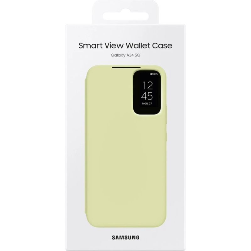 EF-ZA346CGE Samsung Smart View Cover for Galaxy A34 5G Lime Samsung Smart View Cover for Galaxy A34 5G Lime