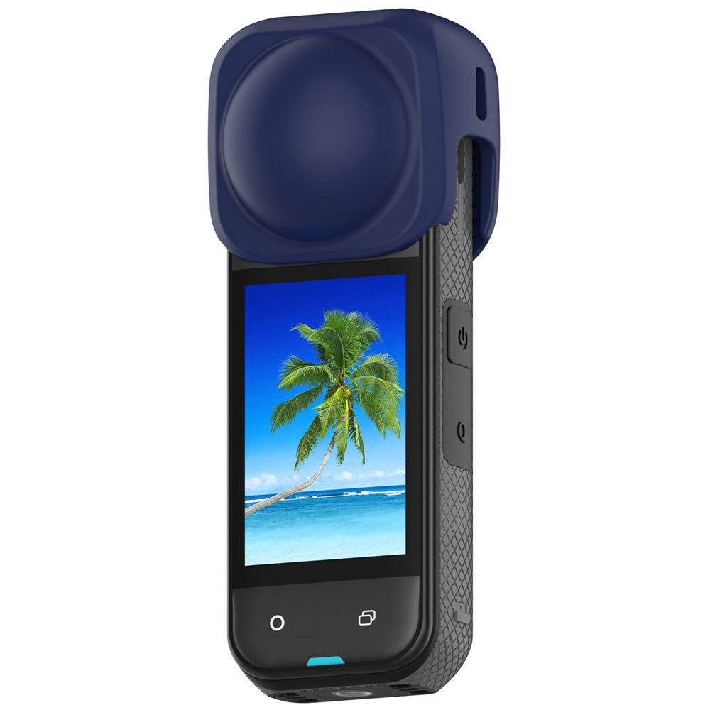 Szilikon lencsevédő Insta360 X5 és X4 készülékekhez - kék