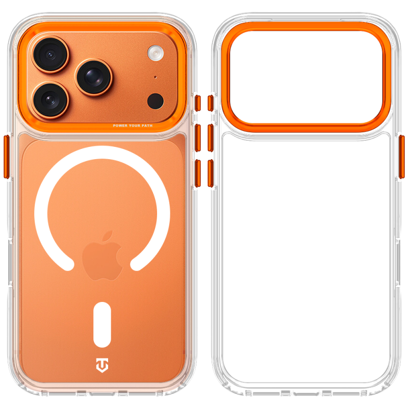 Tactical MagForce 2.0 tok az Apple iPhone 17 Pro/18 Pro készülékekhez, narancssárga
