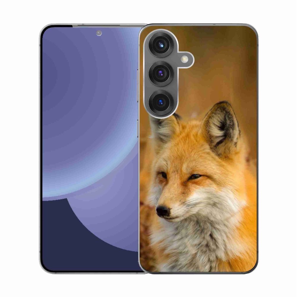 Gél védőhuzat mmCase Samsung Galaxy S25 készülékhez - róka