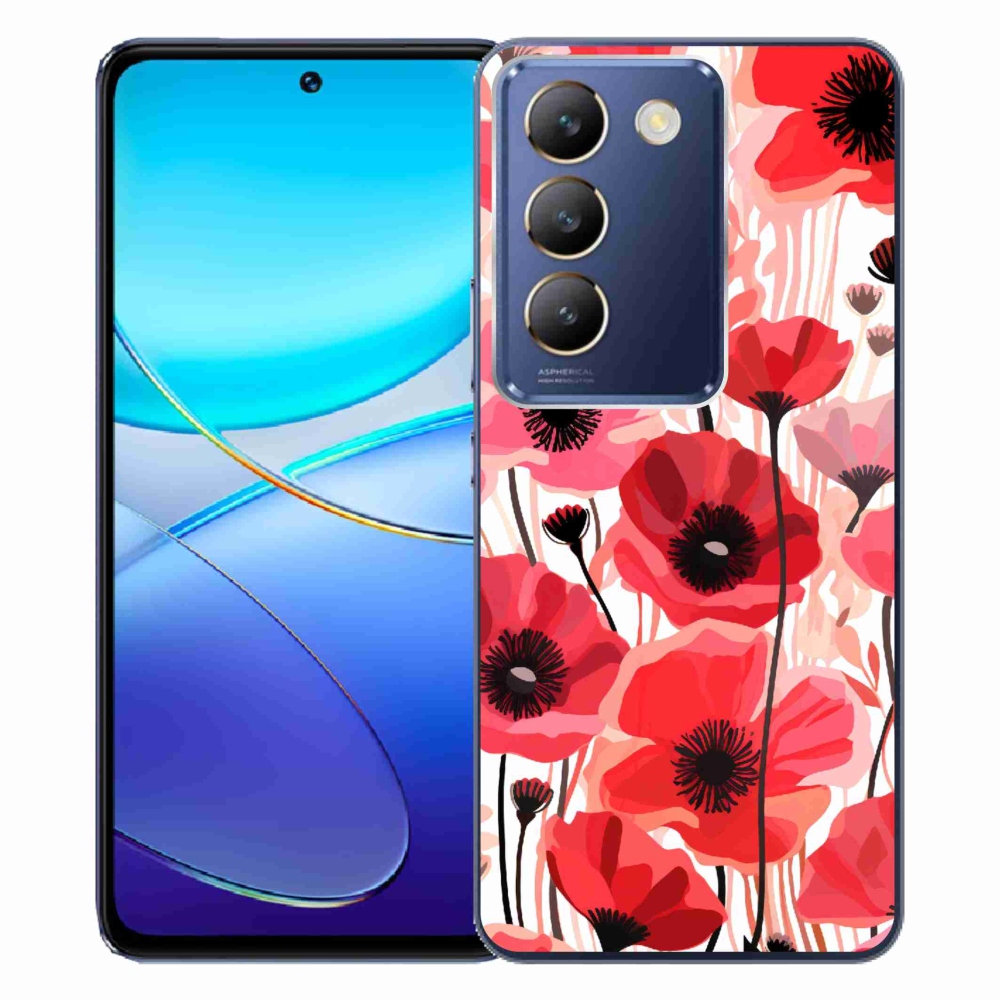 Gél borítás mmCase a Vivo V40 SE 4G/5G készülékhez - mákos 1