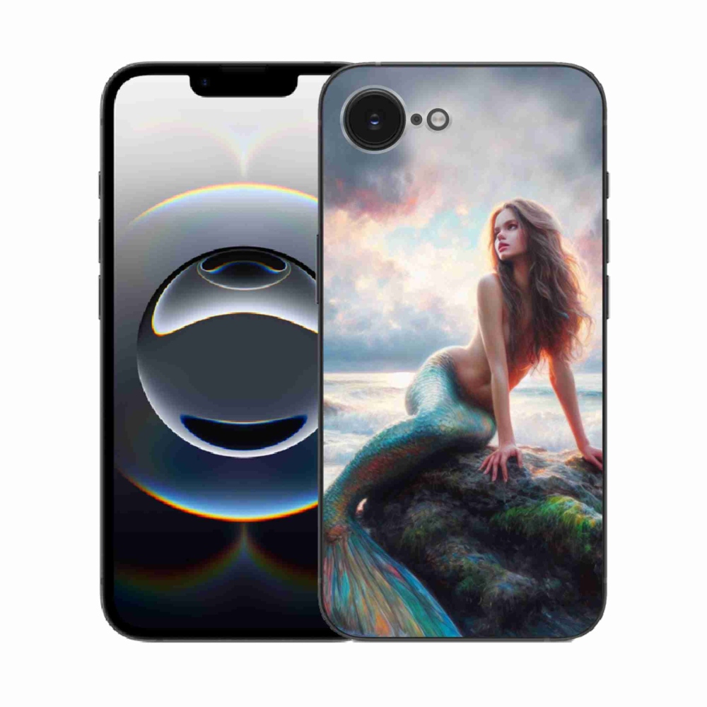 Zselés borítás mmCase iPhone 16e készülékhez - sellő