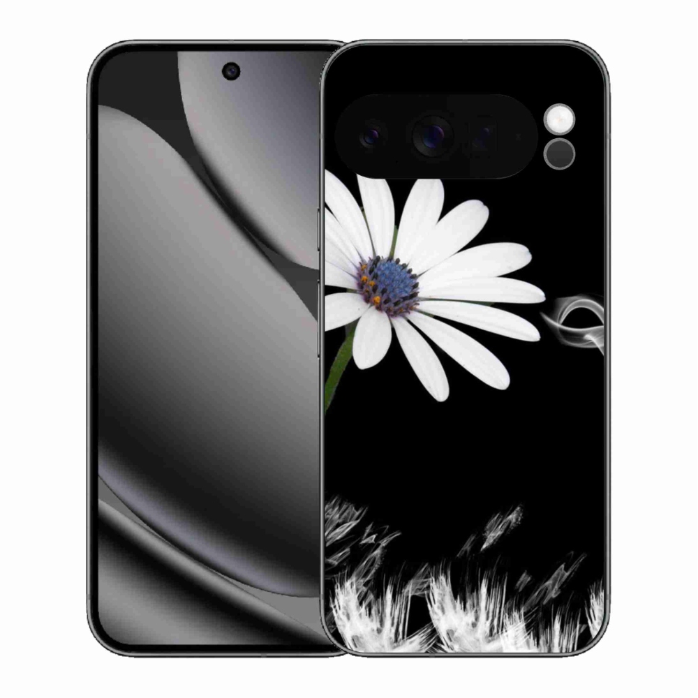 Gél védőhuzat mmCase a Google Pixel 10 Pro XL-hez - fehér virág