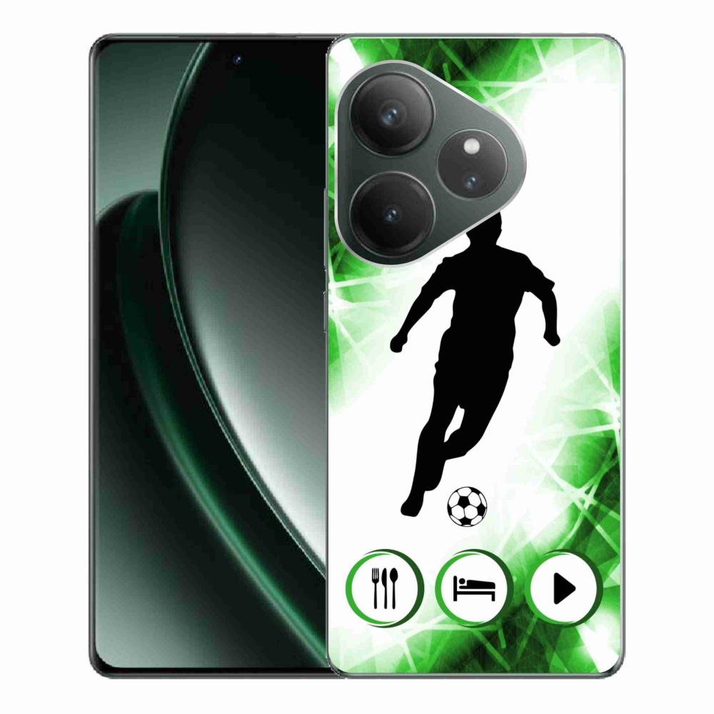 Gél borítás mmCase a Realme GT 6 5G/GT 6T 5G számára - focista