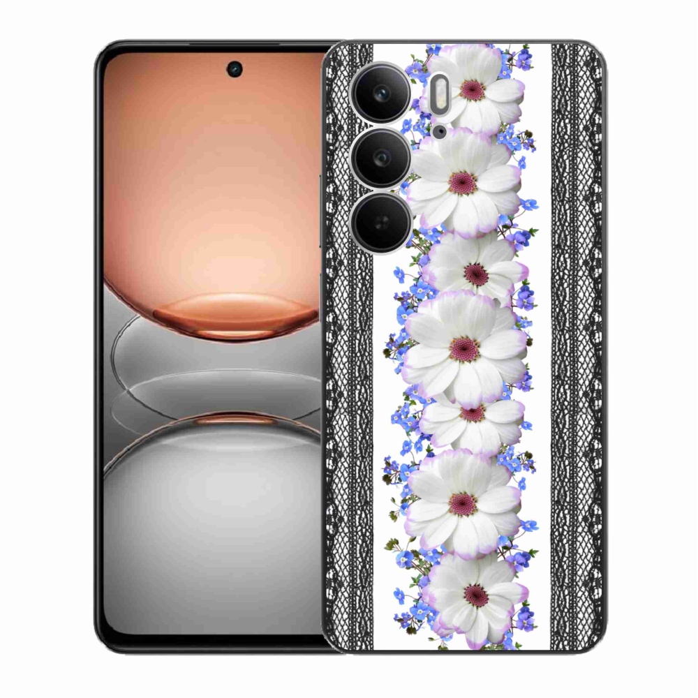 Gél borító mmCase a Realme C75 készülékhez - virágok 8