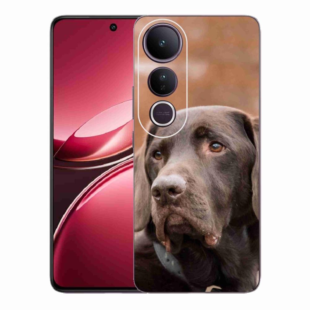 Gél védőburkolat mmCase a Vivo V50 Lite 4G/5G készülékhez - barna labrador