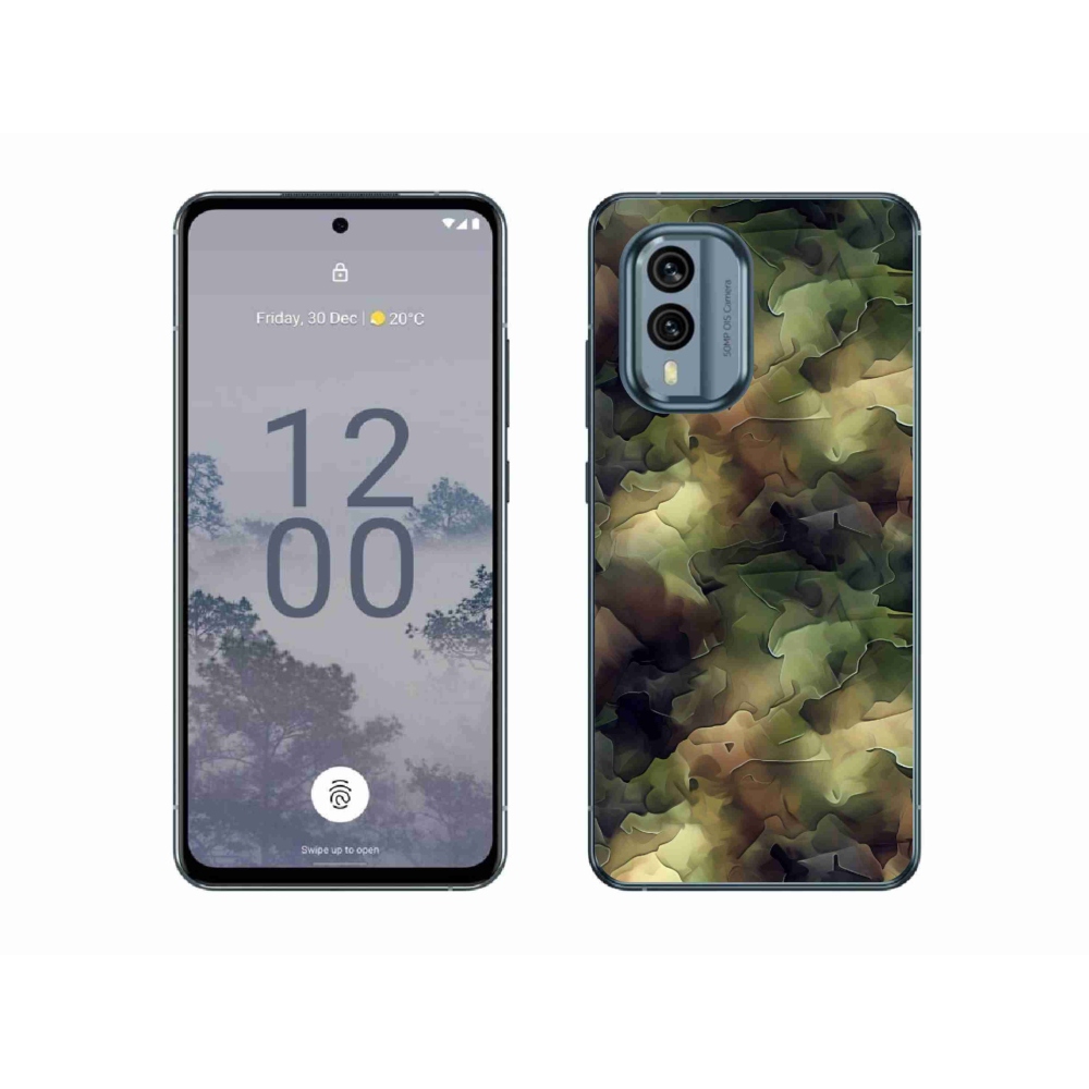Zselés borítás mmCase a Nokia X30 5G készülékhez - álcázó minta 10