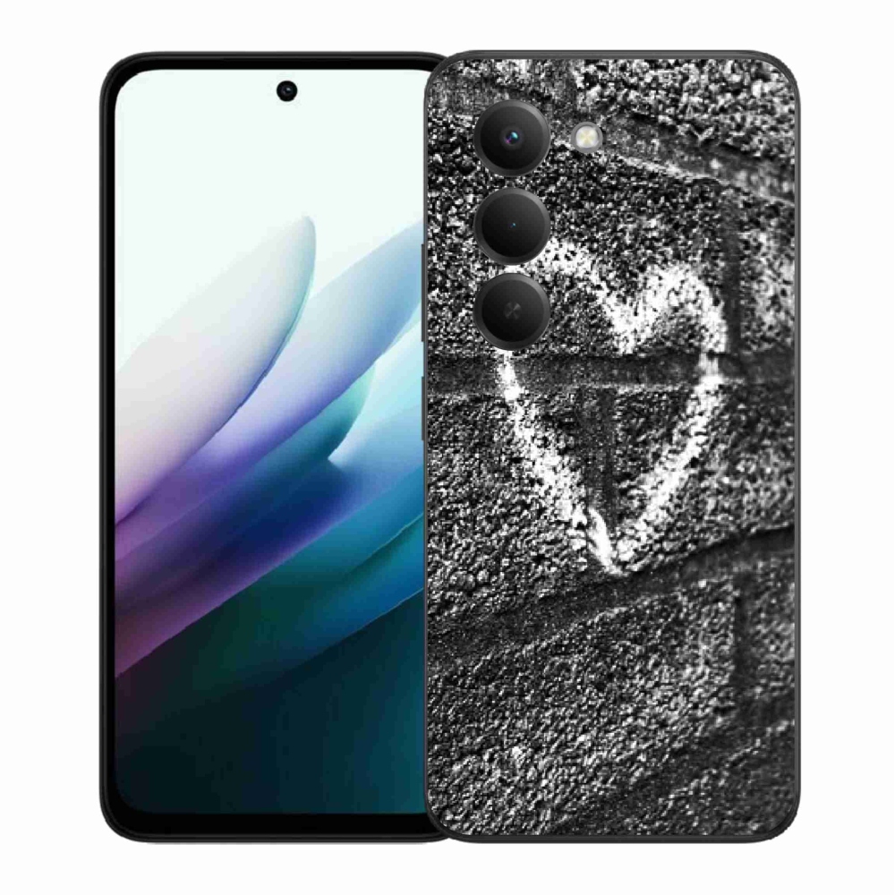 Gél borítás mmCase a Xiaomi Redmi 15 4G/5G (171mm) - szív a falon