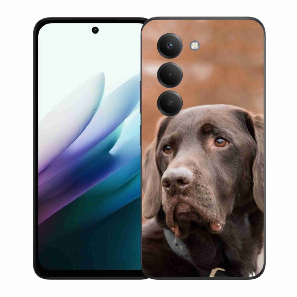 Gél borítás mmCase a Xiaomi Redmi 15 4G/5G (171mm) - barna labradorhoz