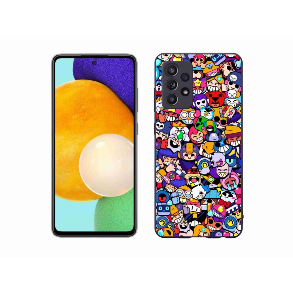Gél borítás mmCase Samsung Galaxy A52s 5G - verekedős csillagok 2