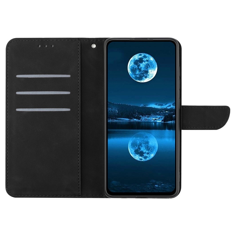 Linesy könyvtáska Xiaomi Redmi A5 (171.7x77.8x8.3mm) - fekete